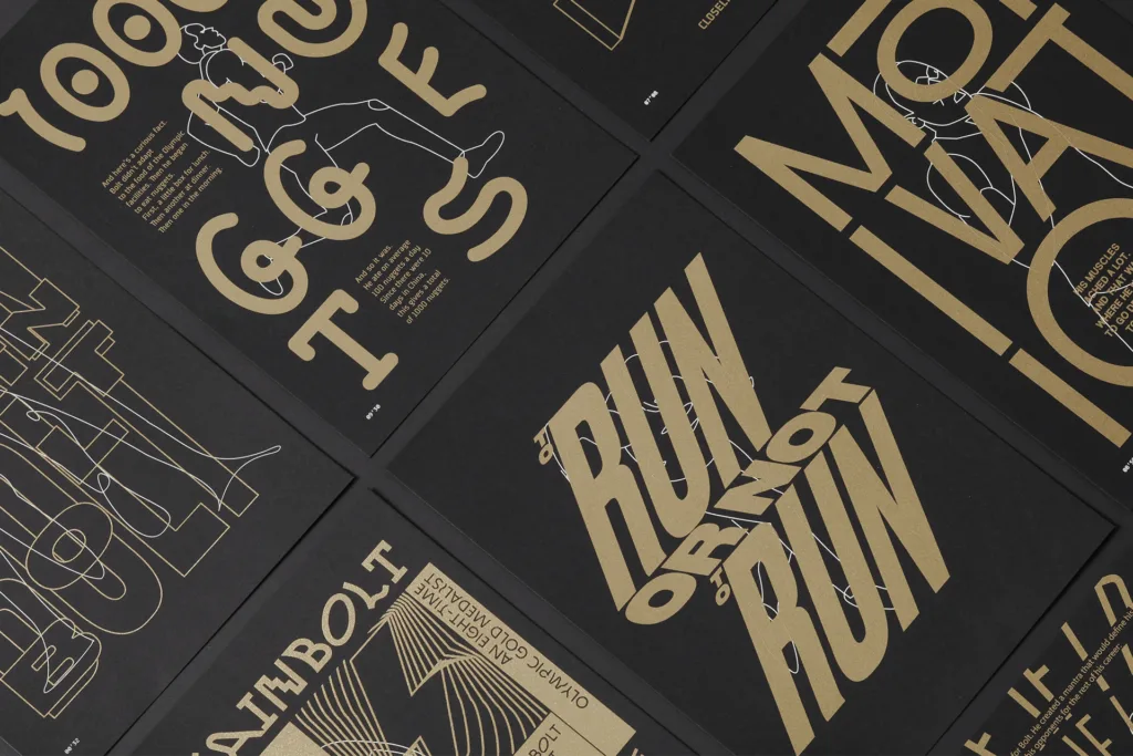 Unpacking Bolt’s 9.58s: A Visual Biography for Puma, Inspiration Project, Editorial Design
