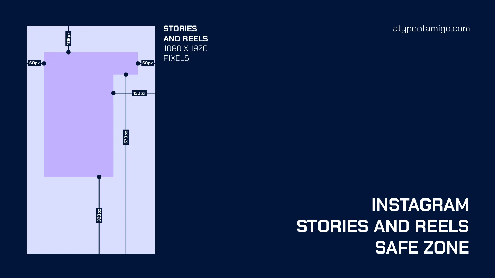 Instagram sizes. post sizes for social media 2024