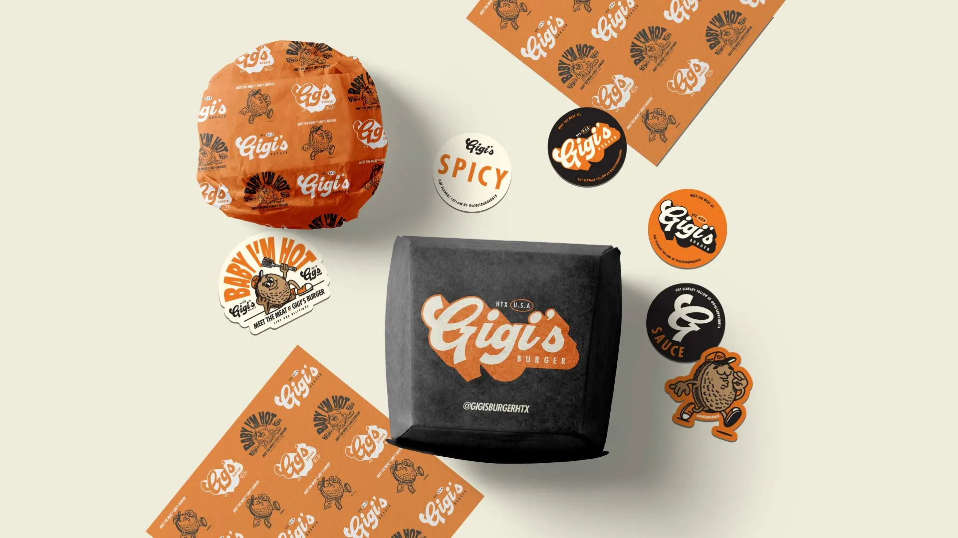 a branding project in the food industry selected by A Type of Amigo: NOS casa de marcas, design studio from argentina presents Gigi's Burger