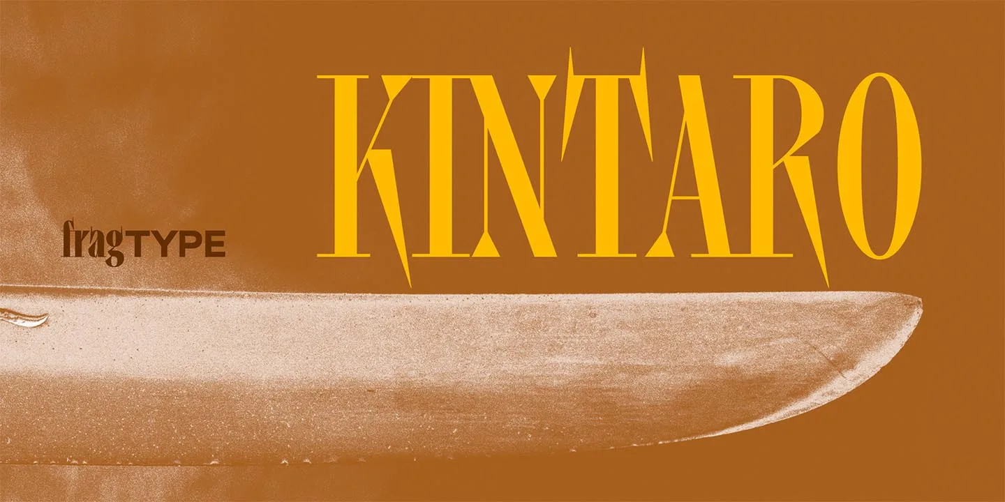 Kintaro typeface, the nostalgic font you are looking for. Featured by a type of amigo, the new blog on the block, with the latest design news, inspirations and graphic resources.