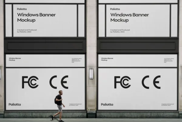 Windows Banner Mockup by Paliotta