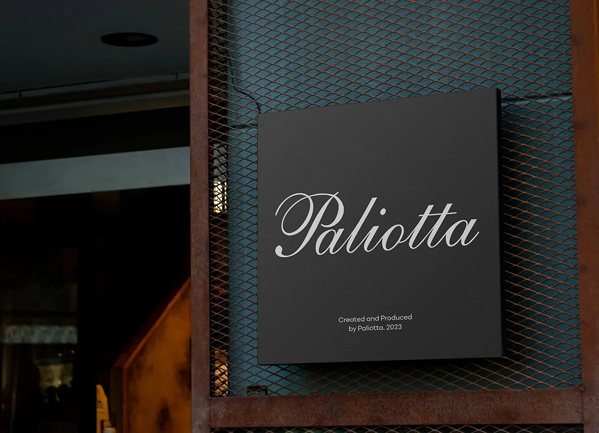 Free Signboard Mockup by Paliotta