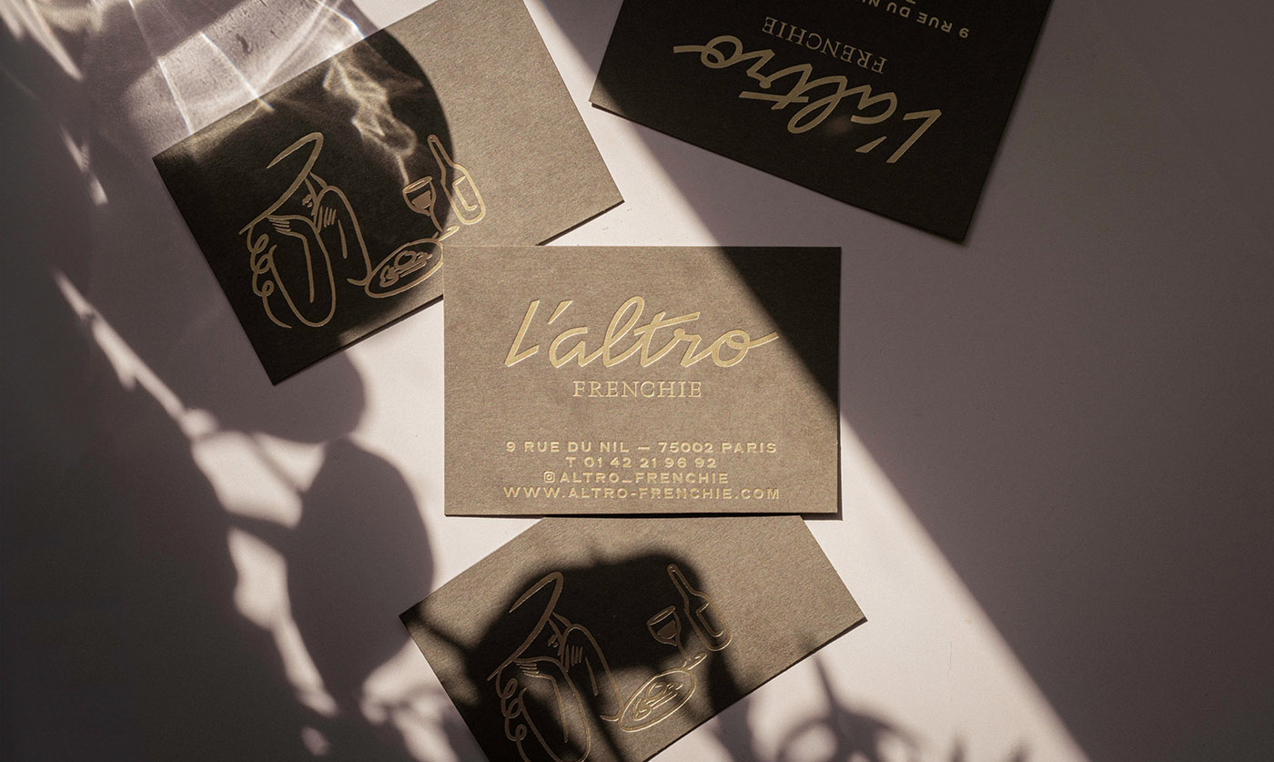 Abmo, french studio presents L'altro frenchie branding. A project featured by A Type of amigo