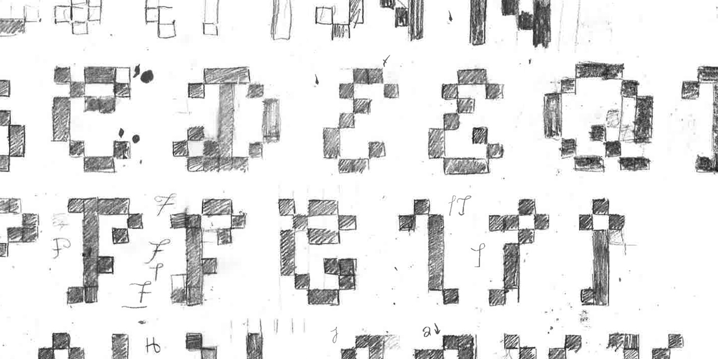 Hardenger Pixel Font Created by Agathe Millet