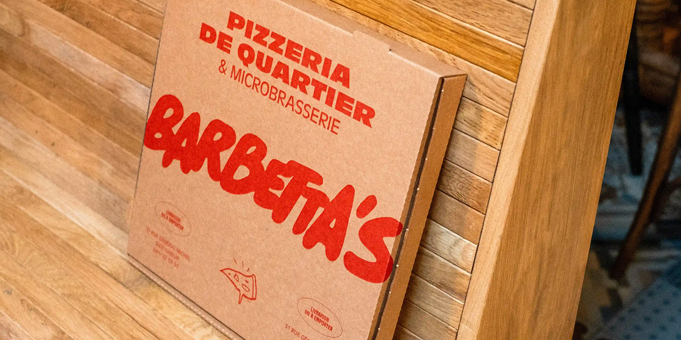 The vibrant visuals from Barbetta's unique identity