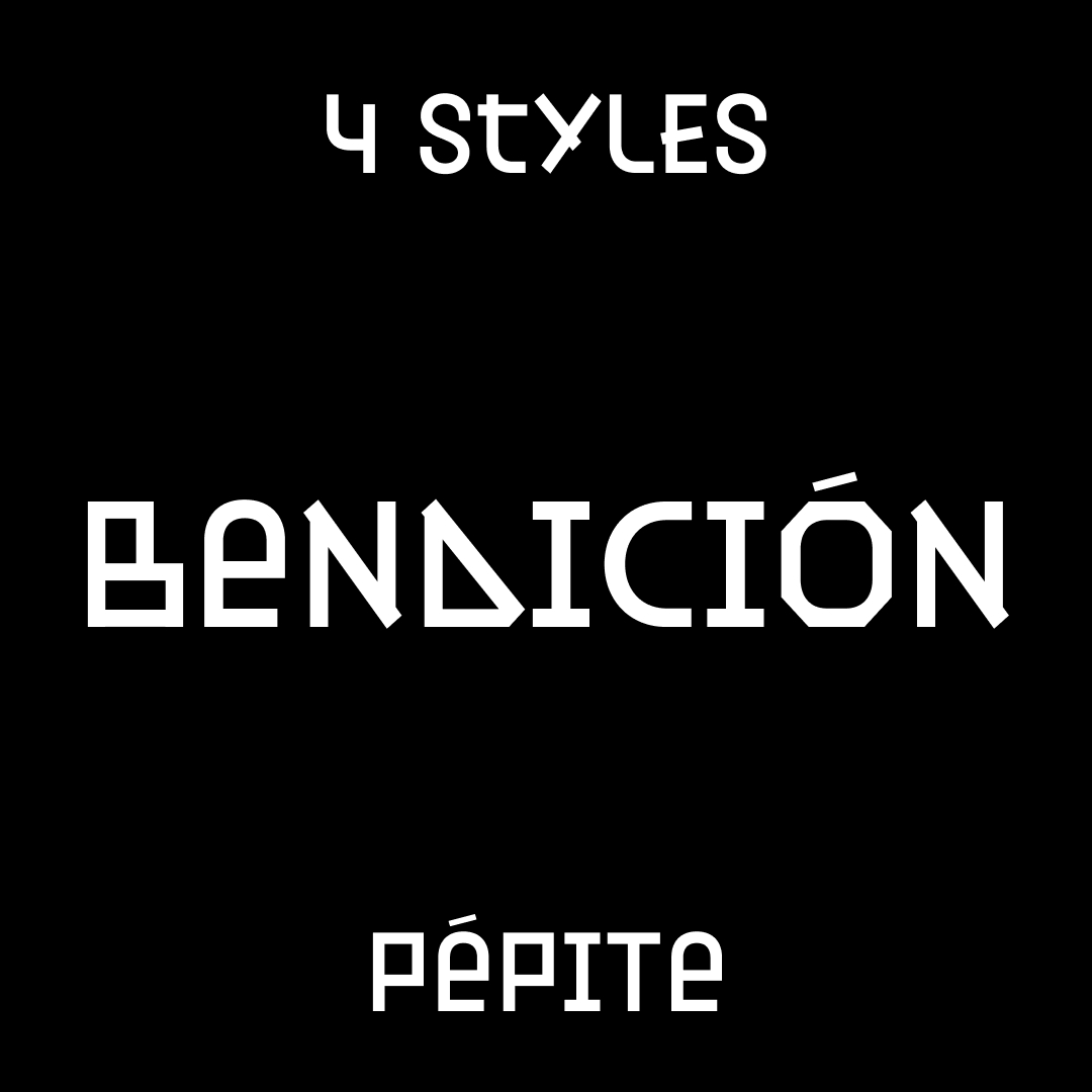 Bendición - Free Font Download