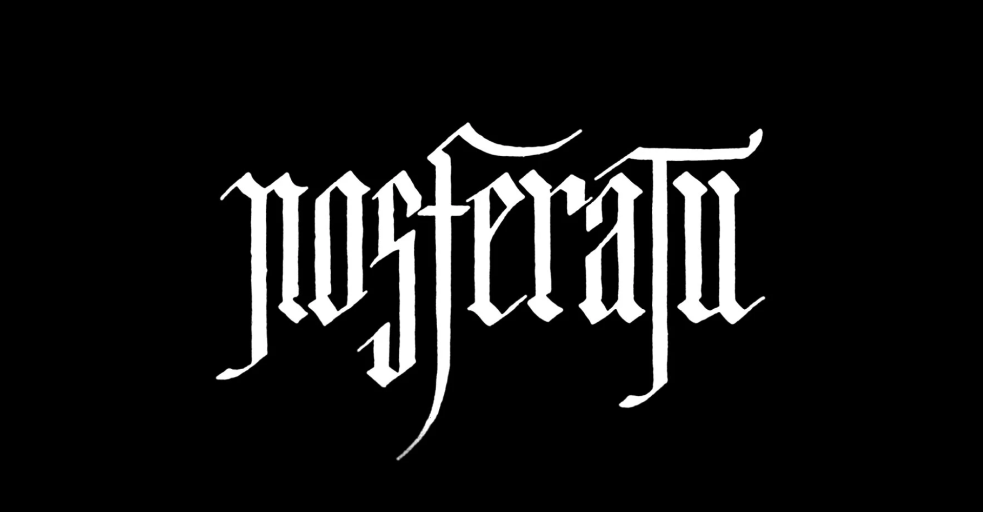 The titles for Wicked and Nosferatu created by Teddy Blanks