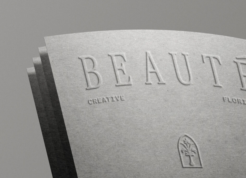 Free Logo Design On Paper Mockup