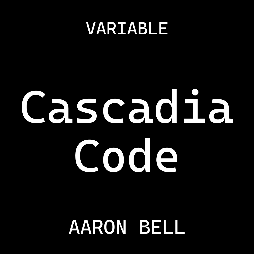 Cascadia Code - Free Font Download- A Type of Amigo