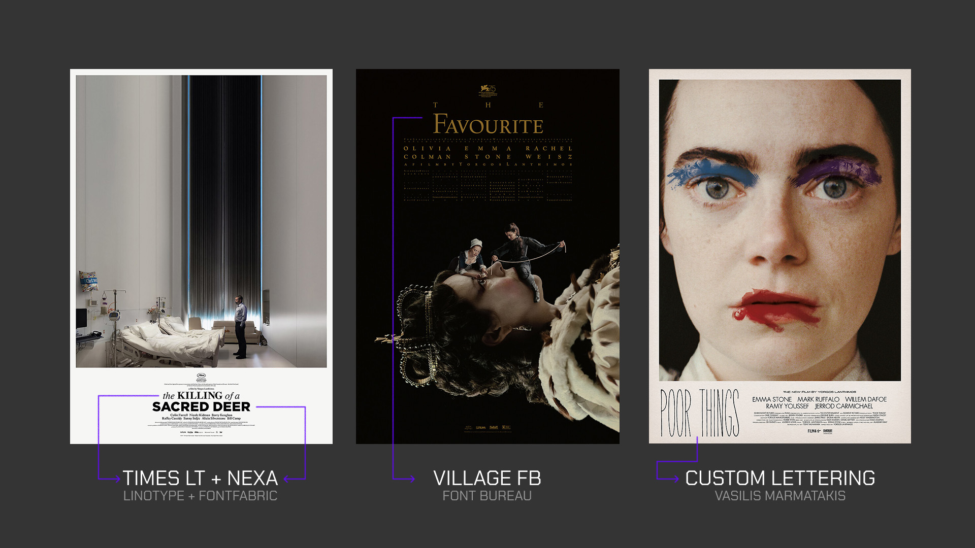 Yorgos Lanthimos' movies: Outstanding and Offbeat Typography