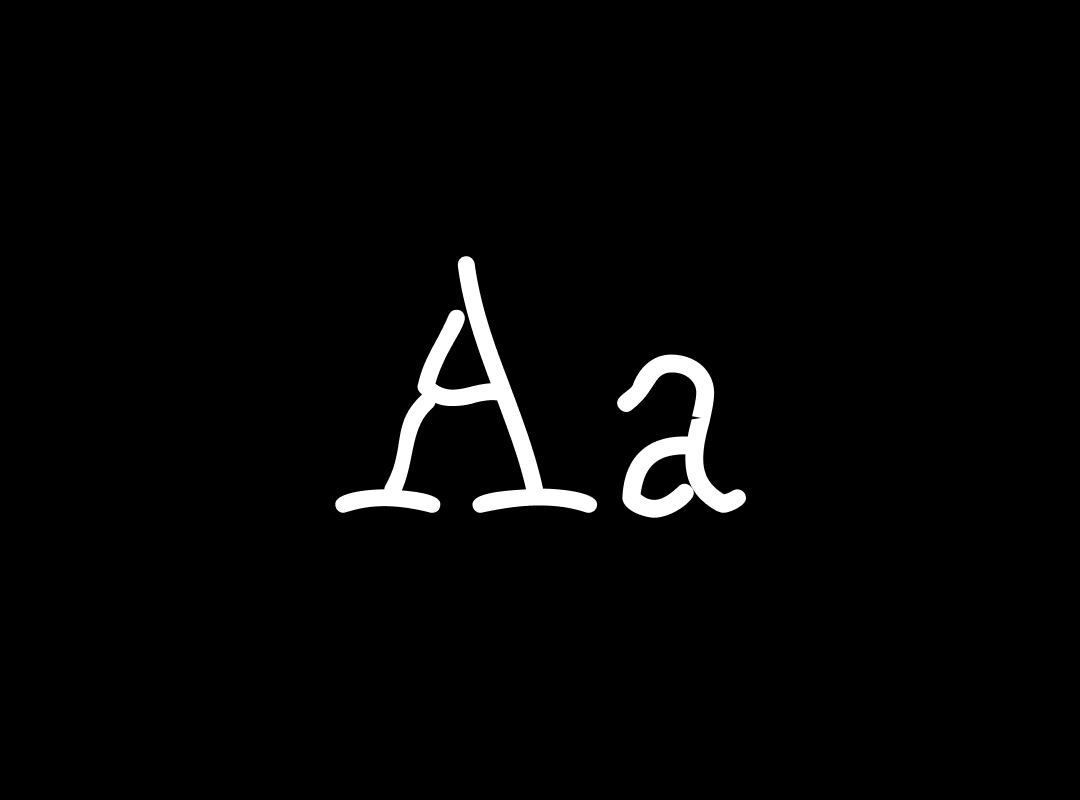 Graphic featuring the uppercase letter "A" and the lowercase letter "a" set in the Garamon(d/t) Regular style.