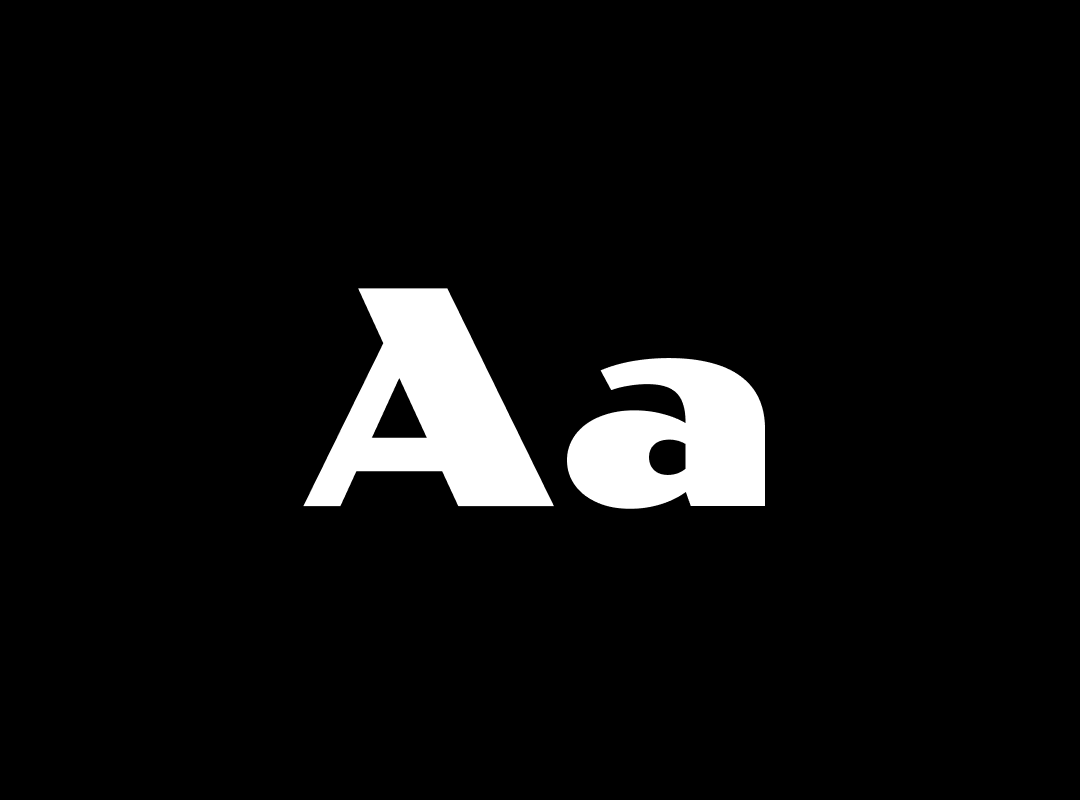 Graphic featuring the uppercase letter "A" and the lowercase letter "a" set in the Poller One Regular style.