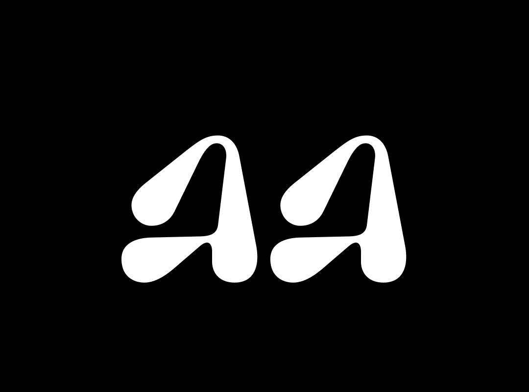 A graphic display featuring the letters "Aa" designed in the viscous, curvy style of the Pilowlava font.