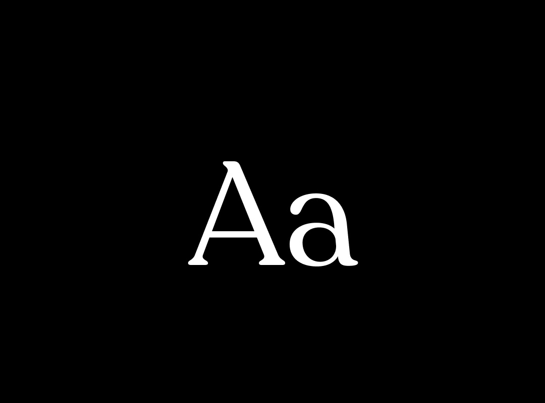 A graphic displaying the letters "Aa" in the Recoleta serif typeface.