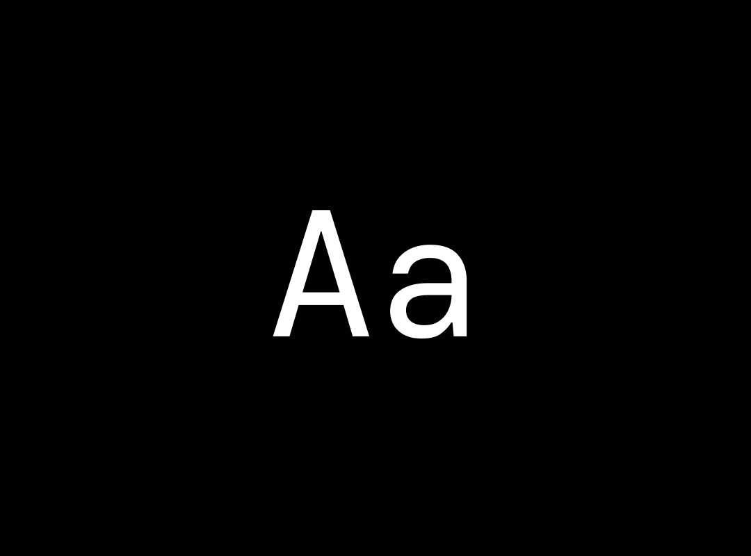 A clean graphic showing the uppercase and lowercase letters "Aa" in the DM Mono font style.