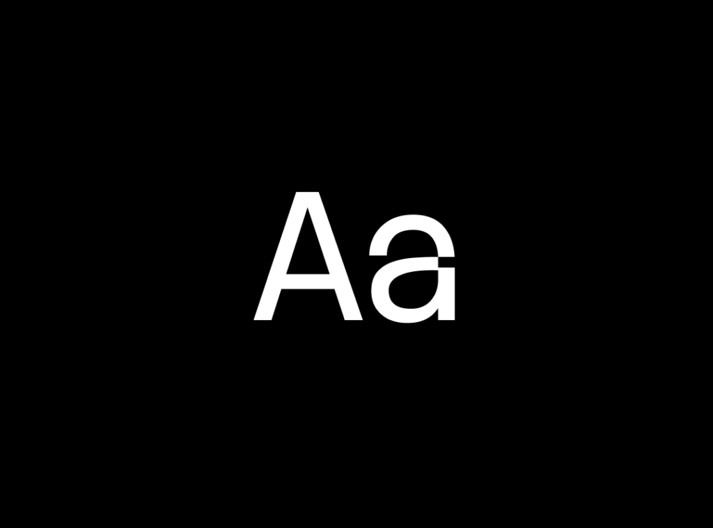 Minimalist graphic of the Stack Sans typeface displaying the letters "Aa" in uppercase and lowercase.