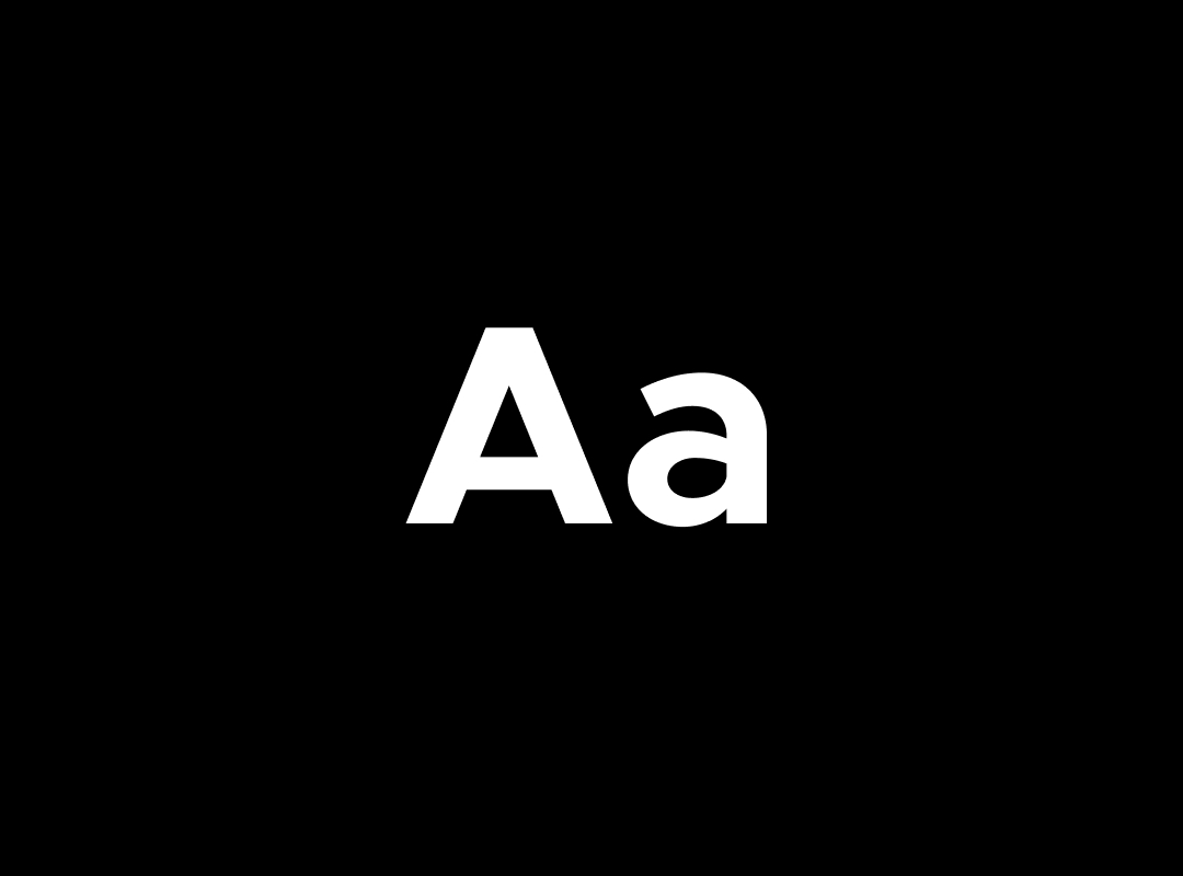 Graphic illustration showcasing the uppercase and lowercase letters 'Aa' in Clarity City font.