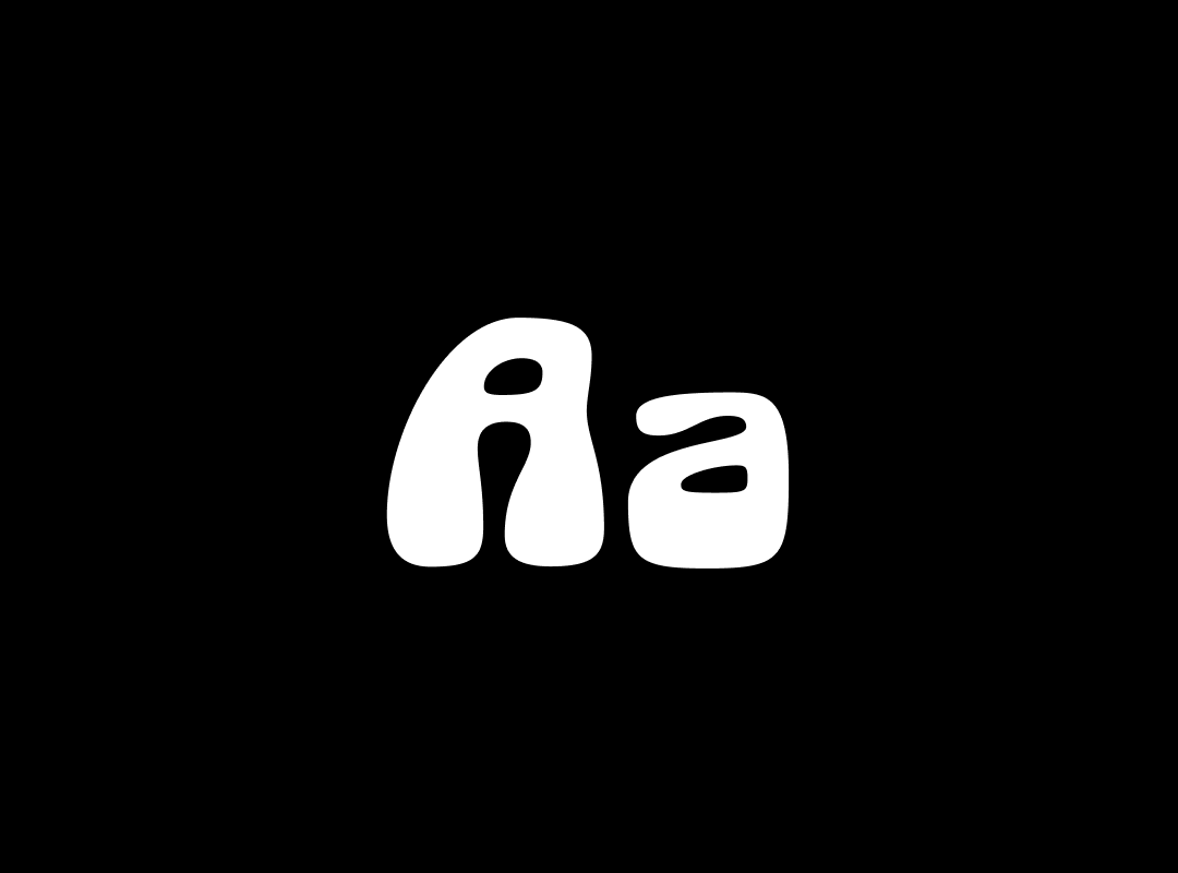 Graphic displaying the uppercase and lowercase letters "Aa" in the Struggle typeface.